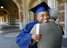 Adult student with daughter | Getty Images / Blend Images, Peathegee Inc
